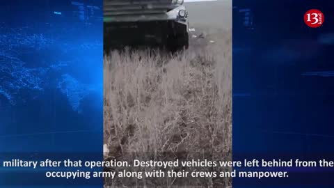 "They are scattered around" - remnants of Russians’ destroyed military convoy