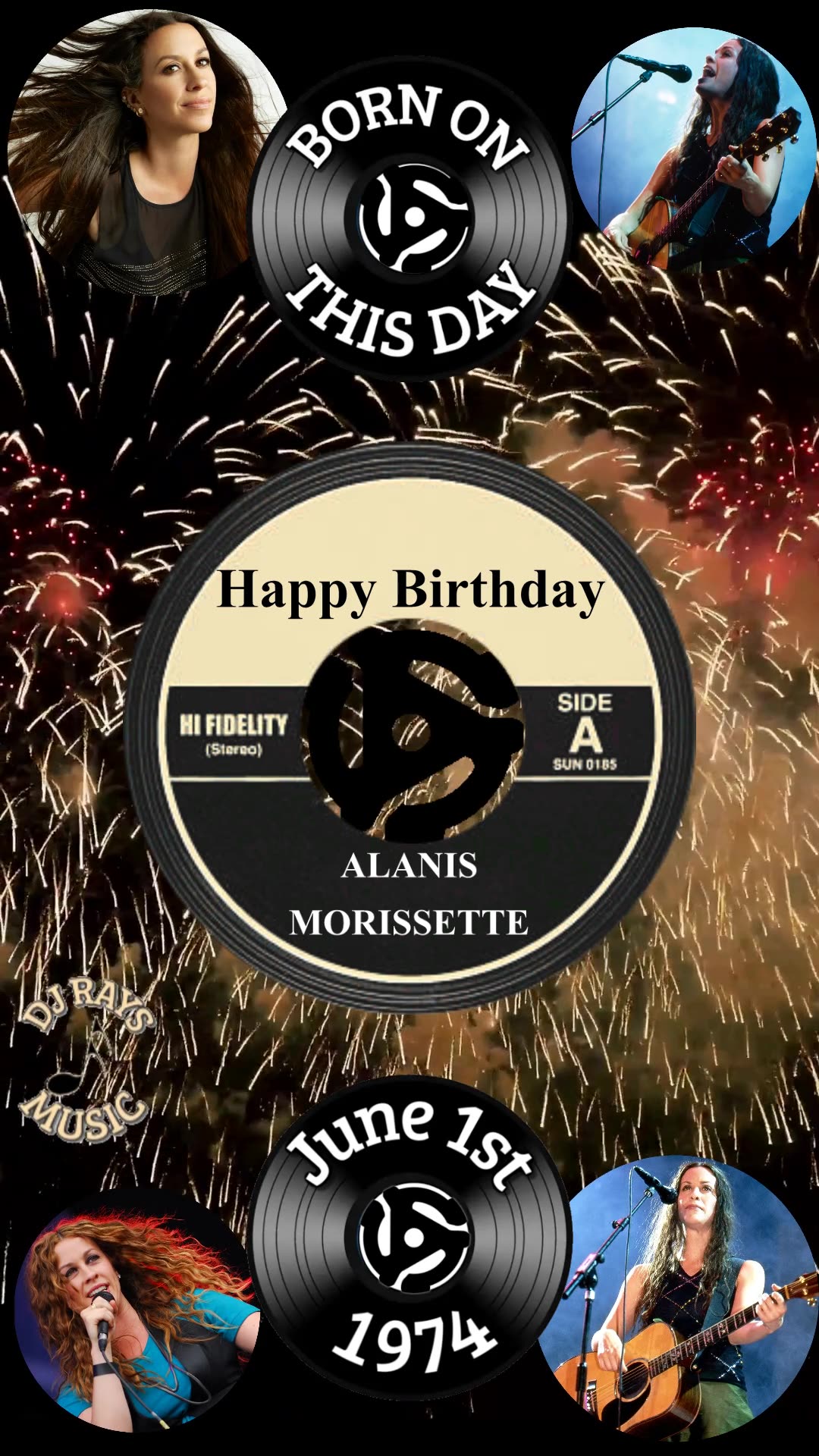 HAPPY BIRTHDAY ALANIS MORISSETTE