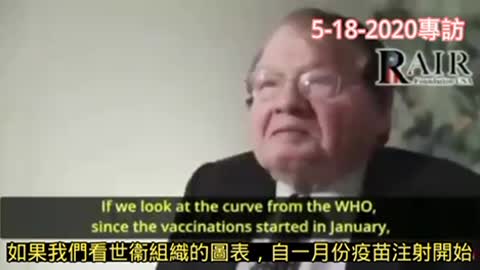 紀念法國諾貝爾獎得主科學家 Dr. Luc Montagnier 在5-18-2020受訪表示病毒變種因疫苗產生，而未來的歷史會證明一切！