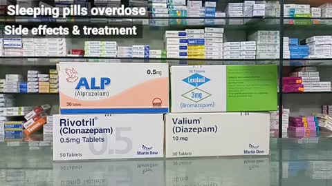 Sleeping Pills (Alprazolam_Bromazepam_Clonazepam_Diazepam) Overdose Side Effects In Urdu_Hindi _