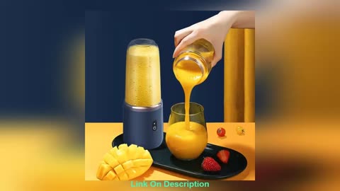 Deal Portable Juicer Blender 300ml Electric Fruit Juicer USB Ch