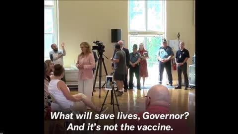 Watch: Arkansas Anti-Vaxxers Angrily Scold Gov. Hutchinson