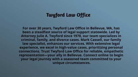 Bellevue Divorce Attorney