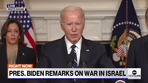 Biden Warns Enemies Not To Take Advantage Of The Situation In Israel