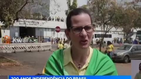 MIDIA INTERNACIONAL DIVULGANDO AS MANIFESTAÇÕES