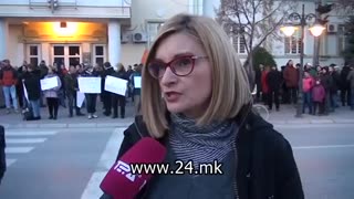 Битолчани на протест Кога ќе го решите „македонскиот Чернобил”