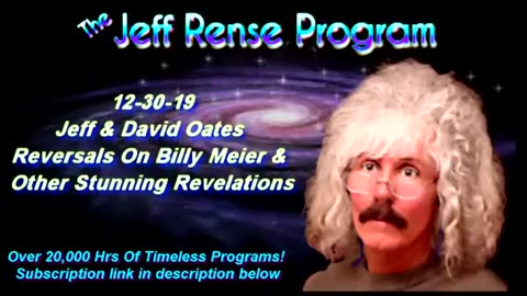 Jeff & David Oates - Reversals On Billy Meier & Other Stunning Revelations