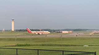 Kalitta Charters 747 Taxiing Cincinnati 7/7/21