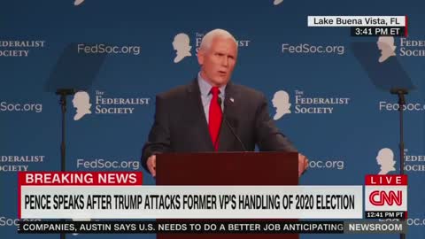 Pence Stabs Trump in Back