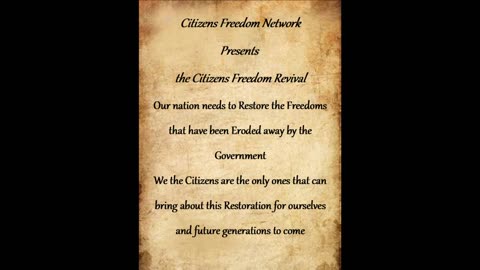 Citizen's Constitution: Preamble