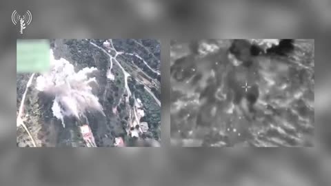 The IDF releases footage of airstrikes from the last few hours, on what it says are