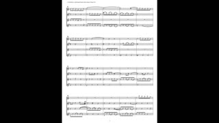 J.S. Bach - Well-Tempered Clavier: Part 2 - Fugue 21 (Saxophone Quintet)