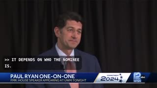 Paul Ryan says he will skip the RNC if Trump is chosen as the nominee.