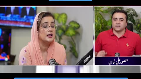 Mansoor and uzma talk show