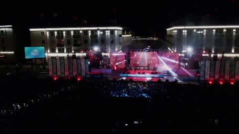 Drone Captures Interesting moments during Live concert
