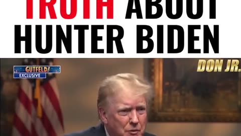 Trump Drops a TRUTH BOMB on Hunter Biden!