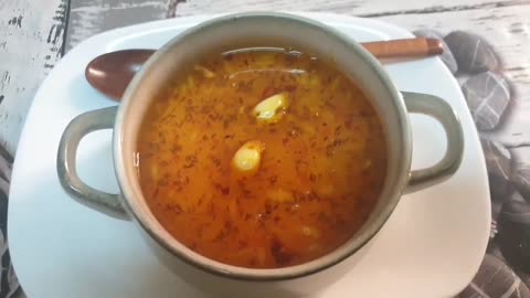 Yogurt Garlic Soup! Simple and delicious recipe