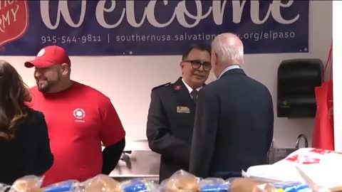 AWKWARD: Biden Confuses Salvation Army With The Secret Service