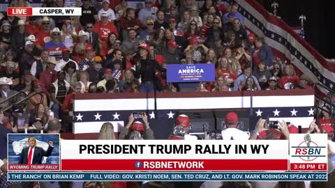 CO Congresswoman Lauren Boebert Speaks at President Trump's Save America Rally in Casper, WY on 5/28/22