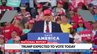 Trump expected to vote today