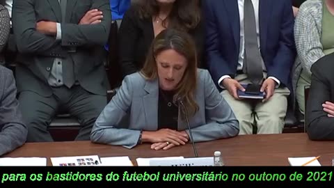 Sr. A repórter da ESPN, Allison Williams, testemunha sobre o excesso de mandatos do COVID