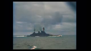 HMS Hood In Color With Sound