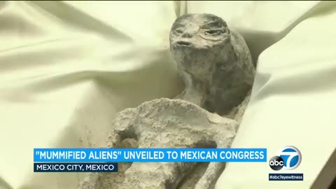 'Mummified aliens' unveiled to Mexico Congress