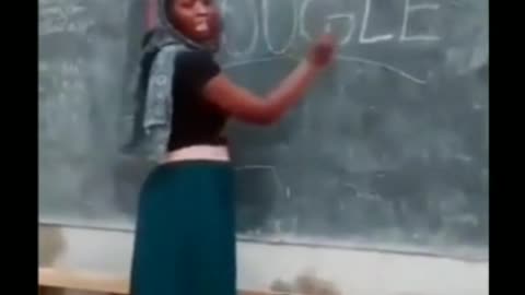 English teacher's teaching skills and how students follow😂😂😂.funny video