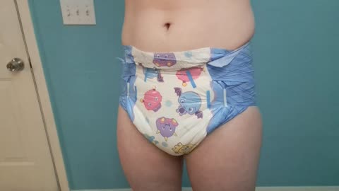 Rearz Lil Monsters adult diapers, how they look and fit