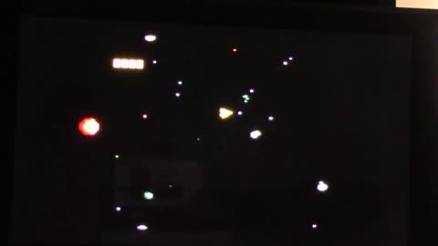 I'm playing asteroids atari 7800 version on atari vcs