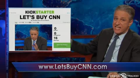 Stewart starts mock campaign to buy CNN