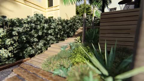 San Francisco Residence Landscape Design Animation