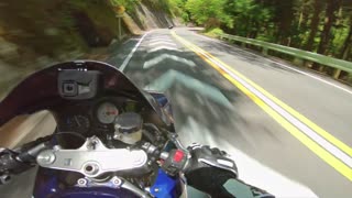 Suzuki SV650 vs. Yamaha R1 | GoPro POV | Canyon Run Japan