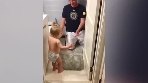 What Happens when Baby Play With Daddy