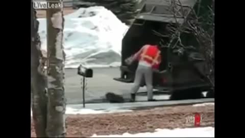 Garbage Man Has A Bad Day