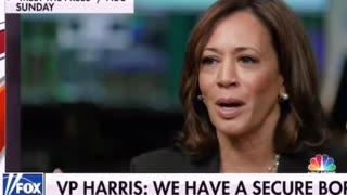 KAMALA Harris, We have a secure Border