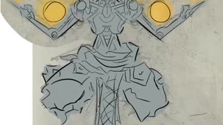 ART How to DRAW Zenyatta fanart time-lapse