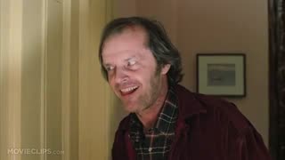 "HERE'S JOHNNY!" axe scene from THE SHINING (1980)