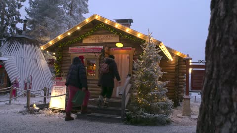 Santa Claus Village Christmas Opening 2022 in Rovaniemi Lapland Finland - Arctic Circle