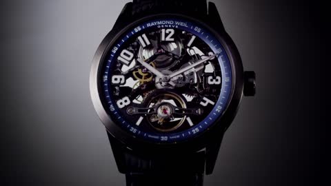 Raymond Weil | Blue Freelancer Skeleton Watch