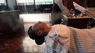ASMR - Destress & Relax With A Clean Shave At Old School Barber Shop