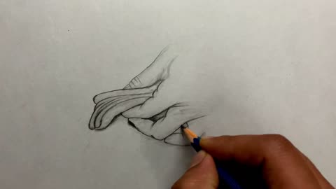 Pencil drawing | woman pose drawing