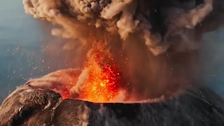 Fuego volcano eruption close up, Guatemala.
