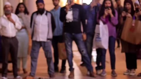 A mad dance in the mall