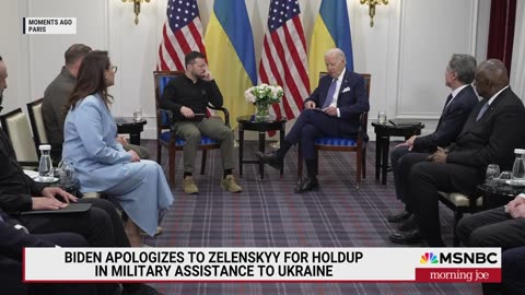 Biden APOLOGIZES to Zelensky for delay in sending more US weapons to Ukraine