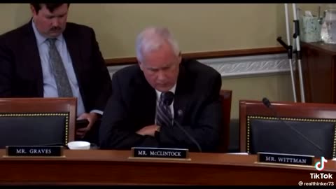 Senator Tom McClintock USA on crazy green vision without mining