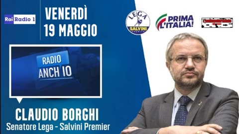 🔴 Intervista radiofonica al Sen. Claudio Borghi a "Radio anch'io" su RadioRai: la via della seta.