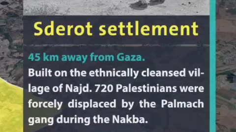 ►‼️❗️🇮🇱🏴‍☠️💥🇵🇸 A short video tour of Israeli settlements built over ethnic cleansed villages.