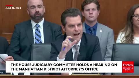 🚨JUST IN Matt Gaetz Withdraws Bragg Motion After Talk With Jordan, Nadler