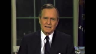 Former President George H.W. Bush Officially Declares A ‘New World Order’ Agenda in America